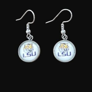 LSU Lousiana State University Dangle Earrings